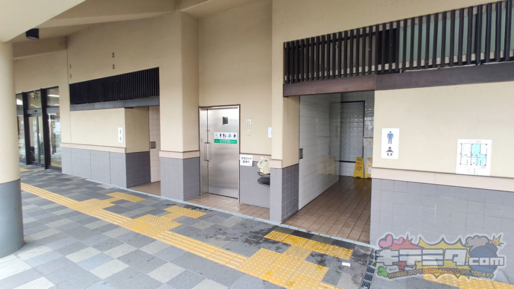道の駅にしお岡ノ山のトイレ！